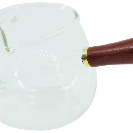 Чахай стеклянный с деревянной ручкой "Золотая ветвь магнолии", 390 мл. Price: ₽2,530 rub.
