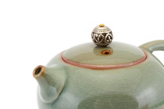 Чайник селадоновый «Паутинка», 190 мл.. Price: ₽2,150 rub.
