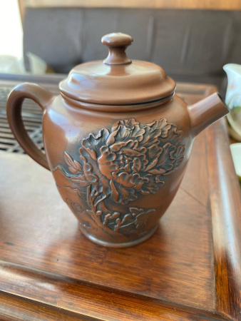 Глиняный чайник из Цзяньшуй, Юньнань "Цветение хризантем", 200 мл. Price: ₽3,380 rub.