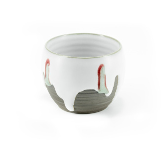 Handmade ceramic bowl "White Tulip", 110 ml | 茶杯. Price: ₽2,190 rub.