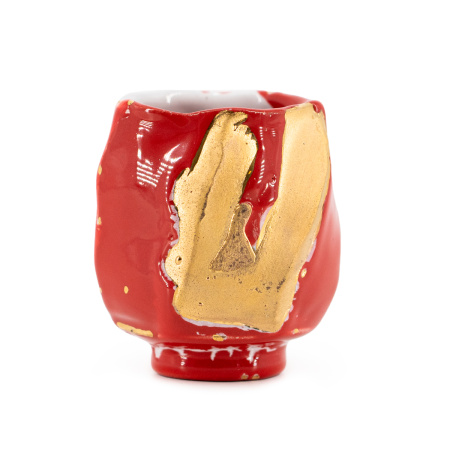 Sino ceramic bowl "White and Red" by master Huang Ronghua, 130 ml | 茶杯. Price: ₽20,630 rub.