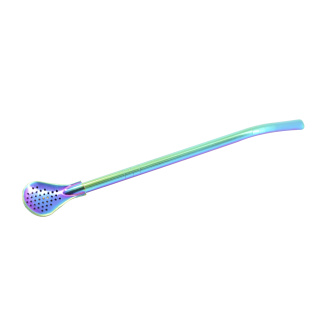 Бомбижья для мате (бомбилья) металлическая трубочка с фильтром "Побежалость". Price: ₽970 rub.