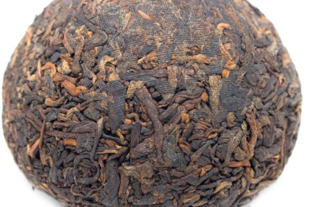 Pressed Rip Pu-erh Tea - Шу пуэр 2017 г. «Люкс» марки «Сосна и журавль» завода «Сягуань» гнездо 100 г, 