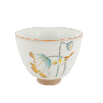 Пиала фарфоровая "Воробышек на лотосе" | 茶杯. Price: ₽1,540 rub.