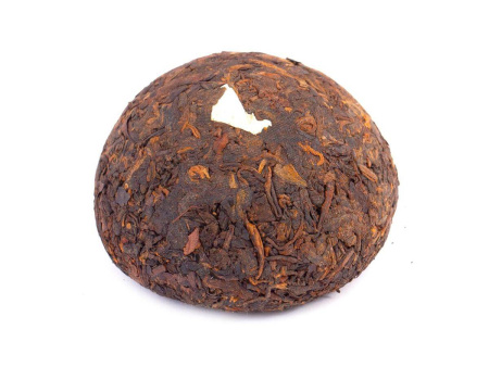 Pressed Rip Pu-erh Tea - Шу пуэр 2016 г. «Мэнхайское гнездо» завода «Чашуван» 100 г, 