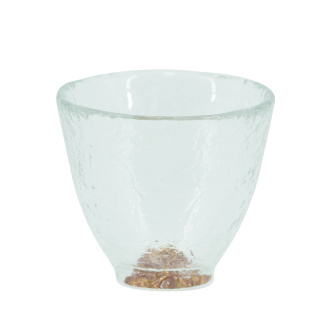 Glass bowl with gold foil "Golden Mountains" 50 ml | 茶杯. Price: ₽1,950 rub.