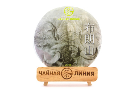 Chaline Pu-erh Tea - Шэн пуэр 2018 г. «Булан шань» марки «Чайная Линия» 357 г, 