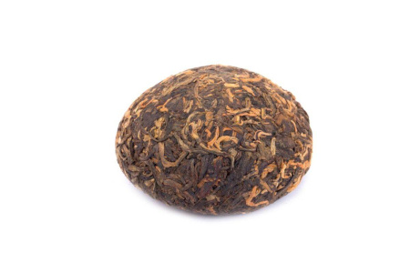 Pressed Raw Pu-erh Tea - Шэн пуэр 2006 г. «Цзаочунь шэнтай» марки «Бацзяотин» завода «Лимин» гнездо 100 г, 