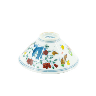 Porcelain bowl "Village" chicken porcelain handmade 110 ml. | 茶杯. Price: ₽8,690 rub.