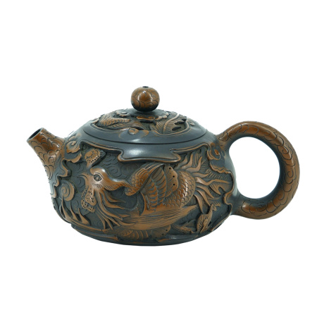 Jianshui Yunnan Dragon and Phoenix Clay Teapot, 250ml. Price: ₽53,240 rub.