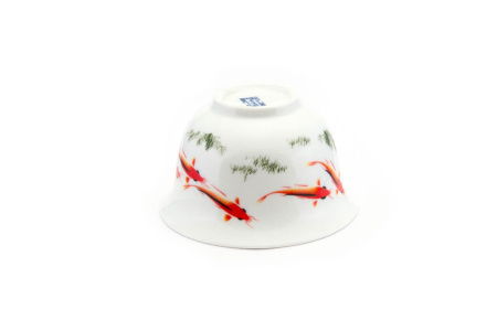 Гайвань фарфоровая «Красные карпы», 200 мл.. Price: ₽940 rub.