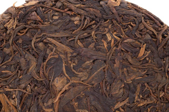 Pressed Raw Pu-erh Tea - Шэн пуэр 2003 г. «Горы Иу» завода «Шесть великих чайных гор» 357 г, 
