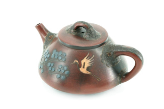 Глиняный чайник "Полёт журавля". Price: ₽5,780 rub.
