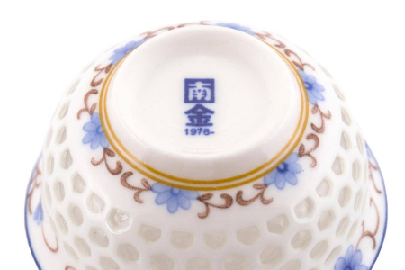 Rice porcelain bowl "Beads and flowers", 50 ml. | 茶杯. Price: ₽270 rub.