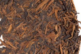 Pressed Rip Pu-erh Tea - Shu Pu-erh 2025 "Be the First" by "Tea Line" brand, 357 g, 