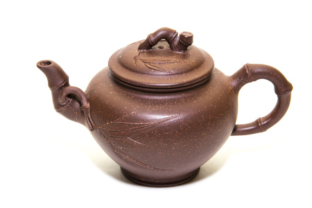 Чайник из исинской глины мастера Гао Вэньи «Лист бамбука» 210 мл.. Price: ₽13,060 rub.