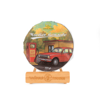 Pressed Rip Pu-erh Tea - Шу пуэр с больших чайных деревьев "Чистое топливо" марки "Чайная Линия" 357 г