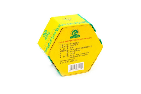 Pressed Raw Pu-erh Tea - Sheng pu-erh 2006 "Cangshan Yinhao" brand "Pine and Crane" factory "Xiaguan" 100 g, 