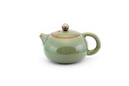 Чайник селадоновый «Паутинка», 190 мл.. Price: ₽2,150 rub.
