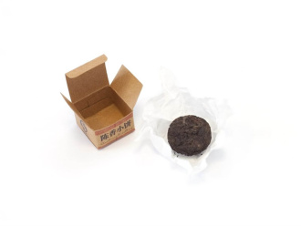 Pressed Rip Pu-erh Tea - Шу пуэр 2008 г. марки «Сад дракона» гнездо 7 г, 