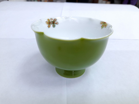 Уцененная пиала авторская "Зелёный луг", 100 мл | 茶杯. Price: ₽3,070 rub.