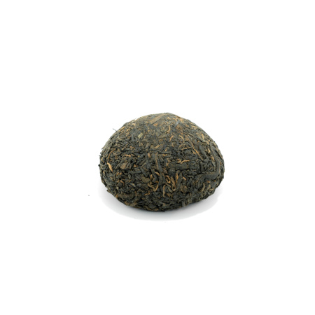 Pressed Rip Pu-erh Tea - Shu Pu'er 2008 "803" Tulin plant nest 100 g, 
