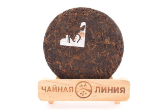 Pressed Rip Pu-erh Tea - Шу пуэр 2014 г. «Старые деревья Биндао» завода «Жуйгун» 200 г, 