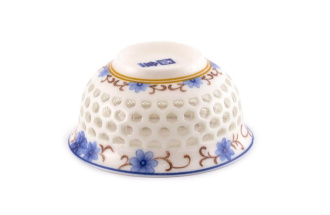 Rice porcelain bowl "Beads and flowers", 50 ml. | 茶杯. Price: ₽270 rub.