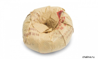 Pressed Rip Pu-erh Tea - Шу пуэр 2015 г. «Гнездо пуэра» завода «Сягуань» 100 г, 