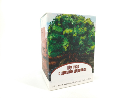 Chaline Pu-erh Tea - Шу пуэр с древних деревьев марки "Чайная Линия", 50 гр, 