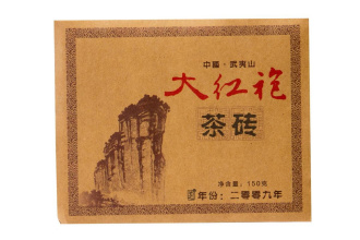 Northern Fujian Oolong from Wuyi, Yan Cha Да хун пао пресcованный в плитку 150 г 2009 г.