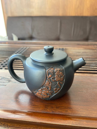 Глиняный чайник дровяного обжига "Песочный". Price: ₽2,920 rub.