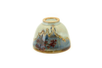 Фарфоровая пиала «Путник» ручной росписи, 130 мл. | 茶杯. Price: ₽6,980 rub.