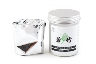 Japanese Tea - Японский порошковый зелёный чай маття (матча) в баночке 50 г, 