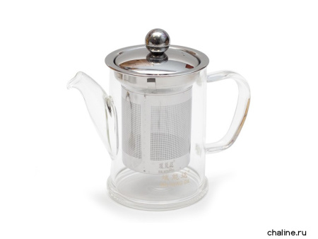 Чайник стеклянный с вставкой Y-001 500 мл.. Price: ₽1,330 rub.