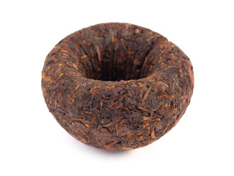 Pressed Rip Pu-erh Tea - Шу пуэр 2020 г. «Мэнхайское гнездо» завода «Чашуван» 100 г, 