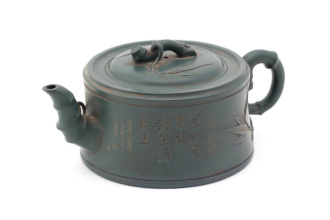 Исинский глиняный чайник "Малахит" мастер Ин Хуаюй, 475 мл. Price: ₽32,550 rub.