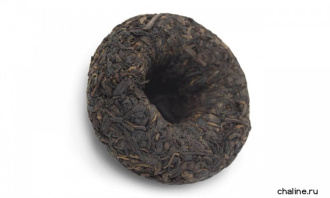 Pressed Rip Pu-erh Tea - Шу пуэр 2015 г. «Гнездо пуэра» завода «Сягуань» 100 г, 