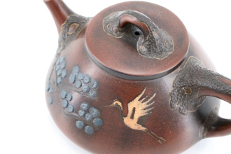 Глиняный чайник "Полёт журавля". Price: ₽5,780 rub.