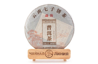 Pressed Rip Pu-erh Tea - Shu Puer 2008 from Menghai County, 357g