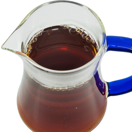 Glass chahai with blue handle, 345 ml.. Price: ₽1,610 rub.