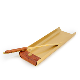 Чахэ металлическое с лопаткой "Совершенство металла"|茶荷. Price: ₽5,020 rub.