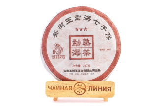 Pressed Rip Pu-erh Tea - Shu Puer 2019 “3 stars” from the Chashuvan plant 357 g