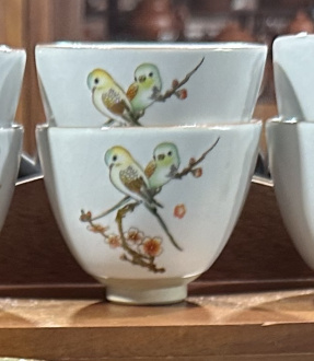 Пиала фарфоровая "Два попугайчика" | 茶杯. Price: ₽1,520 rub.