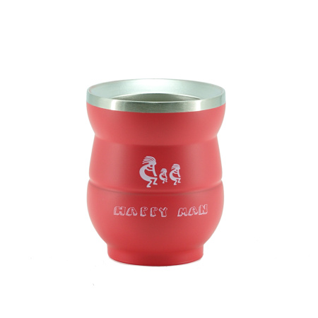 Double-walled metal mate calabash "Coral", 150 ml.. Price: ₽3,780 rub.