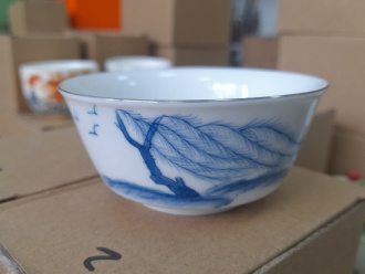 Пиала фарфоровая ручной росписи "Одинокая Ива", 120 мл. | 茶杯. Price: ₽2,110 rub.
