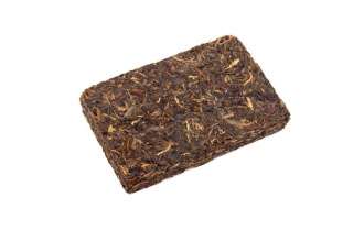 Pressed Raw Pu-erh Tea - Шэн пуэр 2007 г. «Мэнхай иньсян чжуань» завода «Сад дракона» 250 г, 