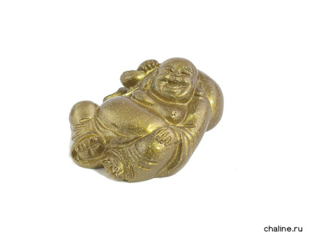 Чайная игрушка «Хотэй с мешком золотой блестящий». Price: ₽1,150 rub.