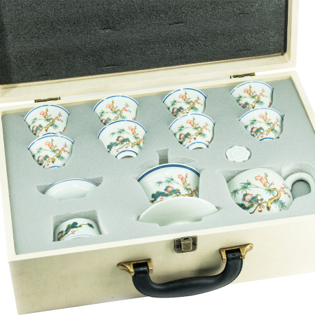 Чайный сервиз фарфоровый "Весна в Японии". Price: ₽19,190 rub.