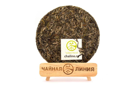 Chaline Pu-erh Tea - Шэн пуэр 2018 г. «Бада да шу» марки «Чайная Линия» 357 г, 